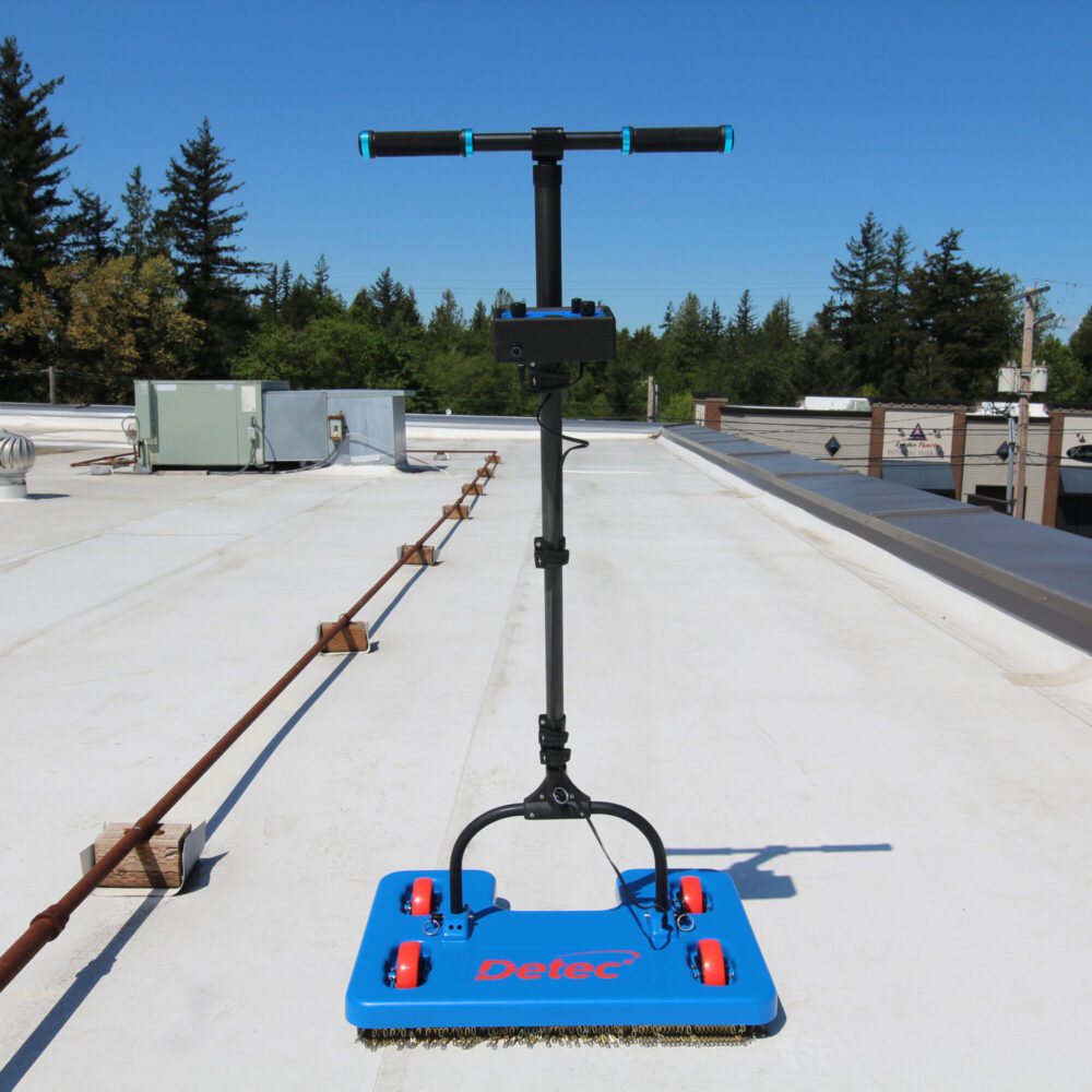 IntegriScan Electronic Leak Detection Scanning Equipment set up and ready for use.